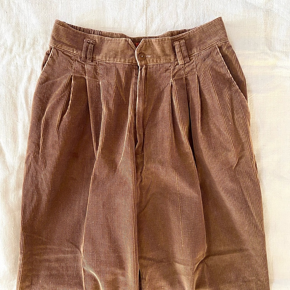 VTG Pure Cotton Corduroy High Waist Pants